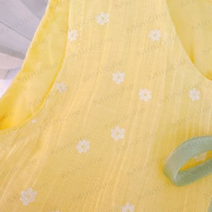 Vestitino senza maniche con fiocco a tulipano per bambina - image 7
