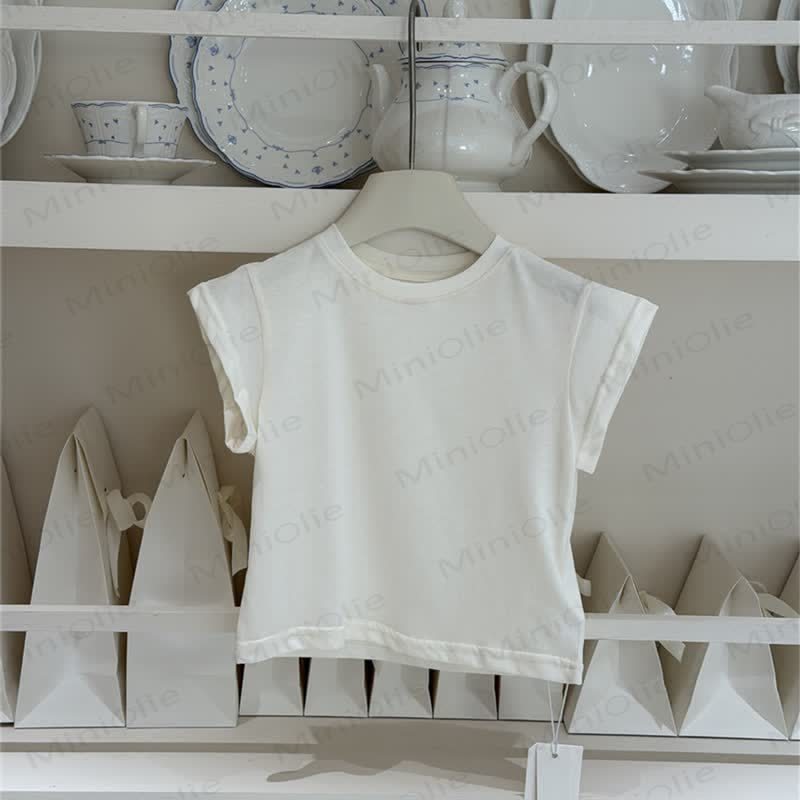 T-shirt girocollo per bambina - Beige - 12-13T - image 6