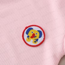 Completo per neonati e bambini composto da maglietta a nido d'ape e pantaloncini con stampa animalier. - image 7