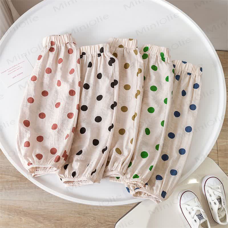 Pantaloni a pois per bambine - image 1