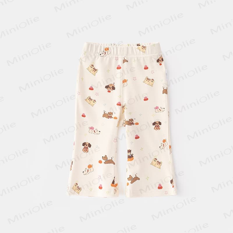 Leggings da bambina con stampa a cartoni animati - Beige - 3-4 anni - image 2