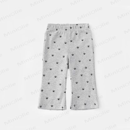Leggings da bambina con stampa a cartoni animati - Grigio - 3-4 anni - image 4