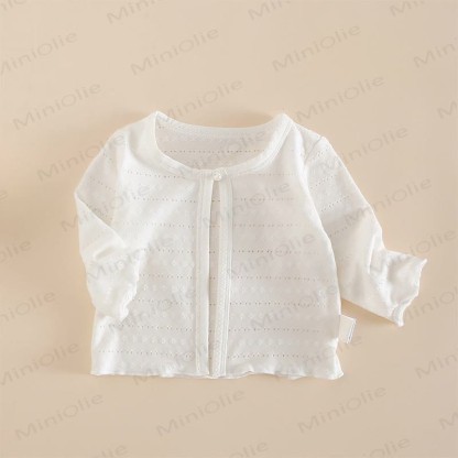 Cappotto bianco tinta unita per bambini - Bianco - 3-4 anni - image 1