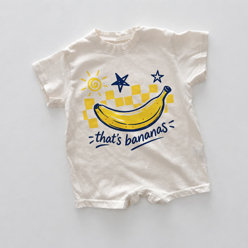 THAT'S BANANAS Pagliaccetto bianco per neonati - Bianco - 18-24 mesi - image 1