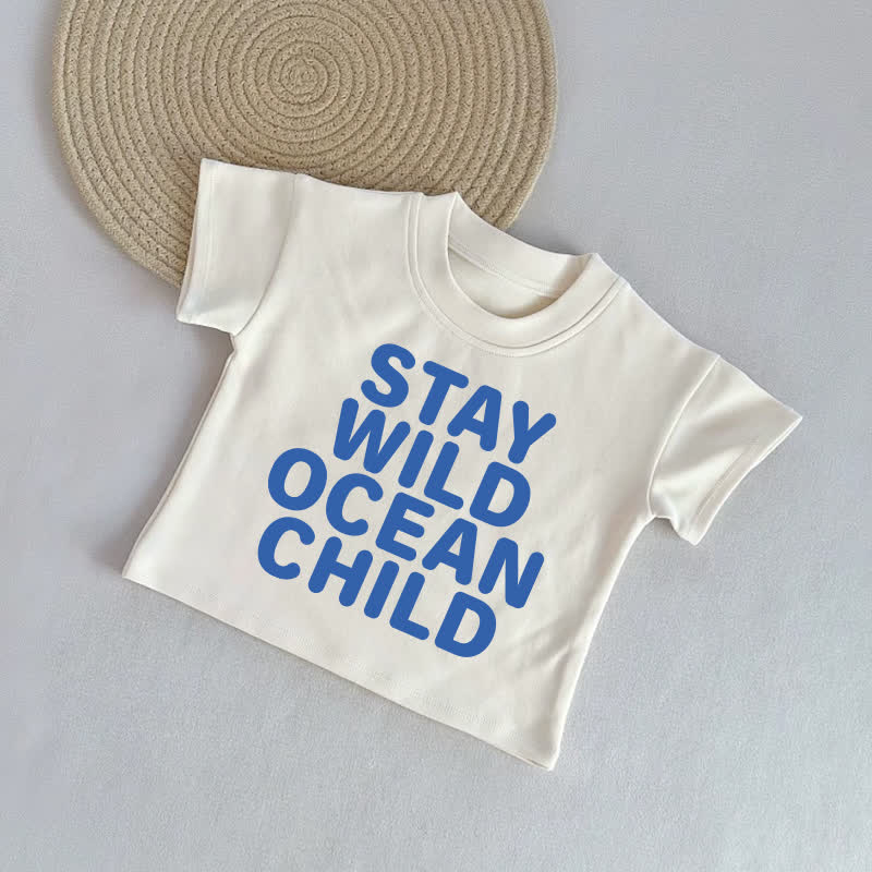 STAY WILD OCEAN CHILD Baby T-shirt casual beige - Beige - 2-3T - image 1