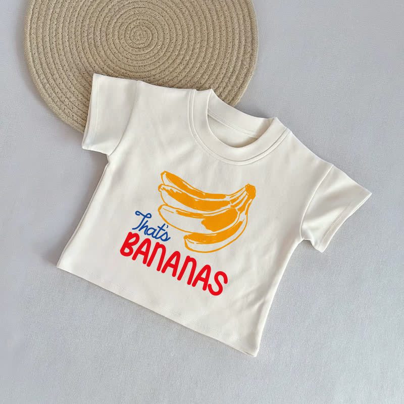 THAT'S BANANAS Baby Beige Casual T-Shirt - Beige - 2-3T - image 1