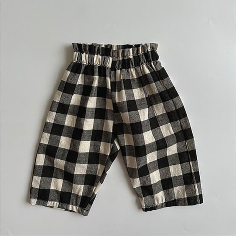 Pantaloni casual classici da neonato con elastico in vita - Nero - 4-5T - image 3