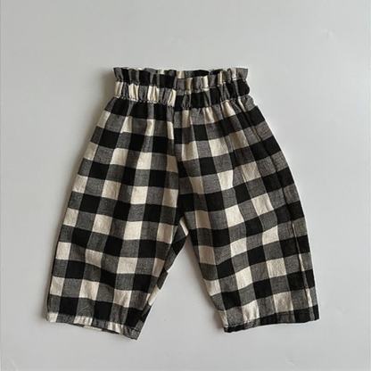 Pantaloni casual classici da neonato con elastico in vita - Nero - 4-5T - image 3