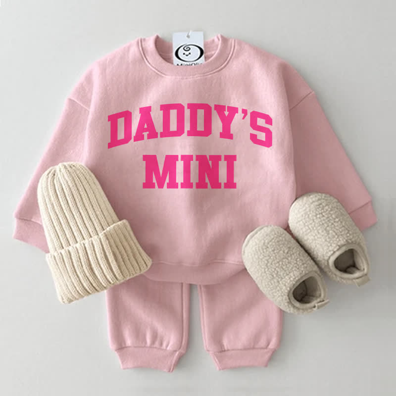 Completo due pezzi per neonato DADDY'S MINI - Rosa - 2-3T - image 2