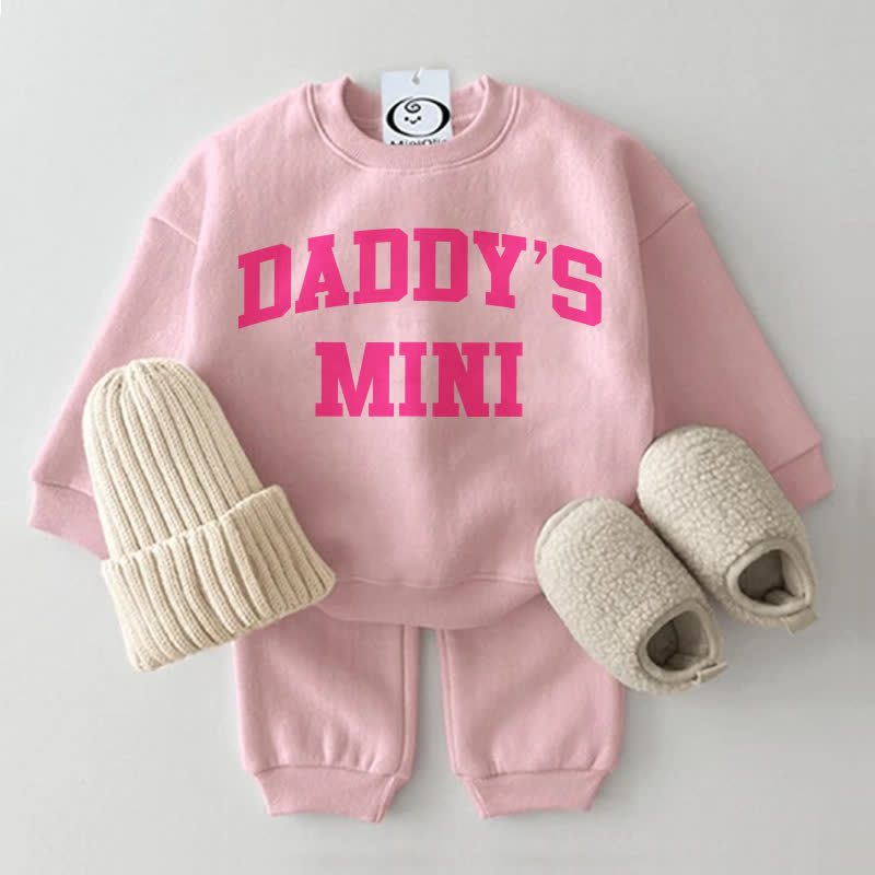 Completo due pezzi per neonato DADDY'S MINI - Rosa - 2-3T - image 2