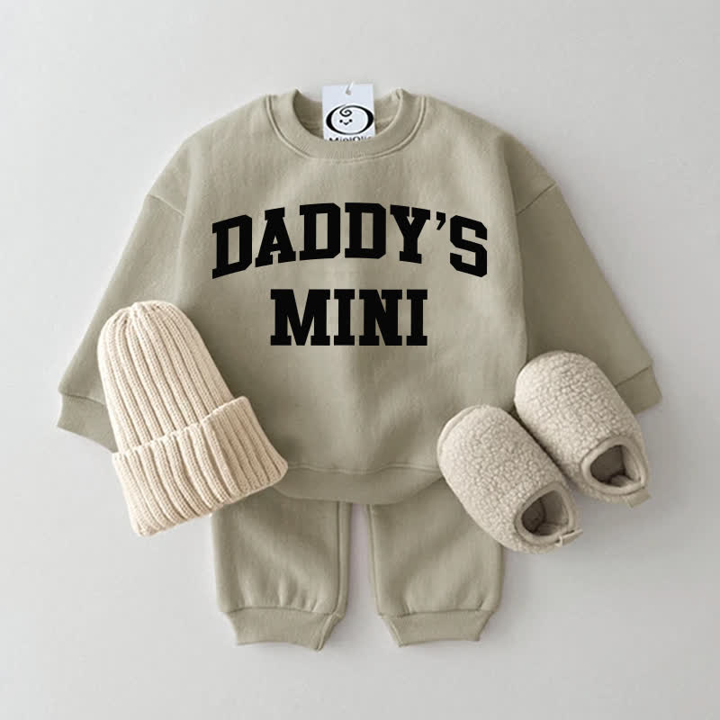 Completo due pezzi per neonato DADDY'S MINI - Grigio Verde - 2-3T - image 3