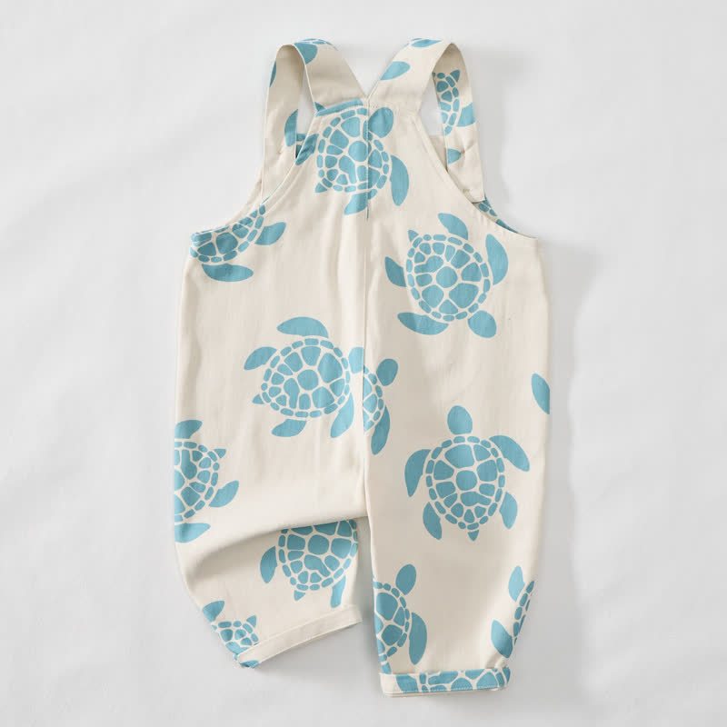 Tutina beige da neonato con tartaruga marina - image 3