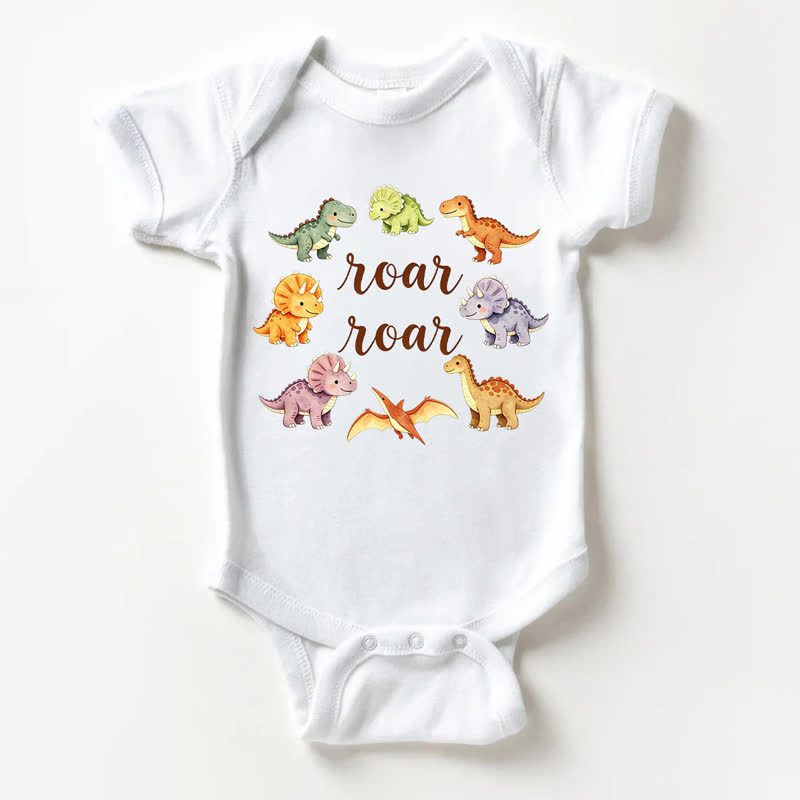 IOAI IOAI IOAI Body bianco dinosauro per bambini - Bianco - 18-24 mesi - image 1