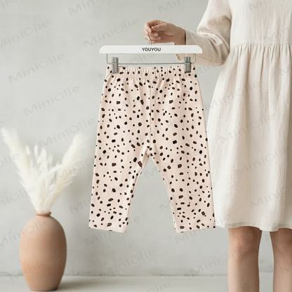 Leggings per neonati con stampa leopardo/cucciolo - Geometria - 2-3T - image 6