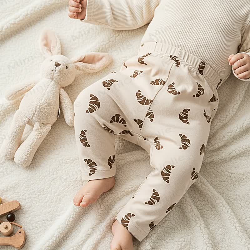 Leggings per neonati con stampa leopardo/cucciolo - image 9