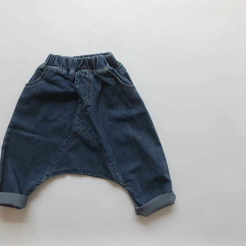 Pantaloni versatili ampi per neonati e bambini piccoli - Tasca blu - 6-7T - image 8
