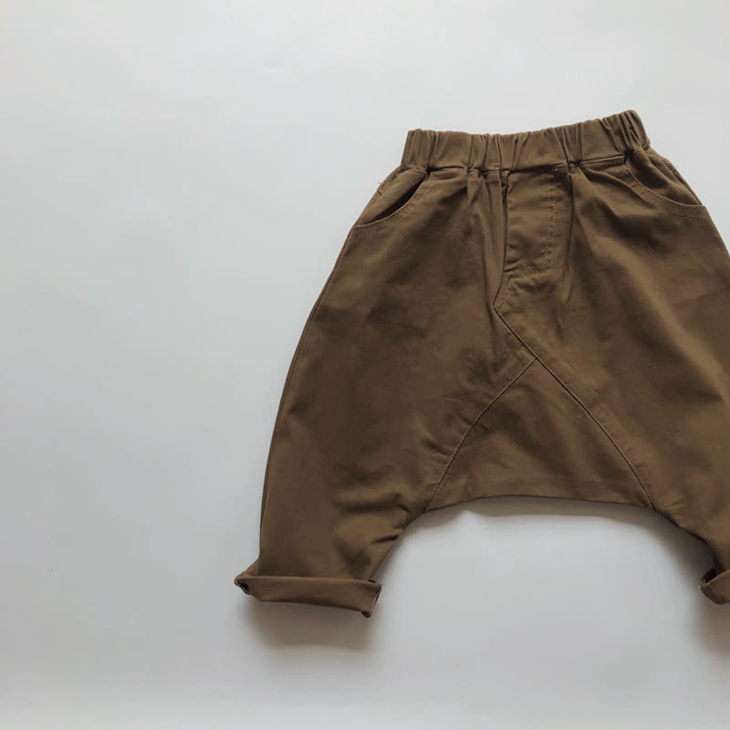 Pantaloni versatili ampi per neonati e bambini piccoli - Camel Pocket - 6-7T - image 9