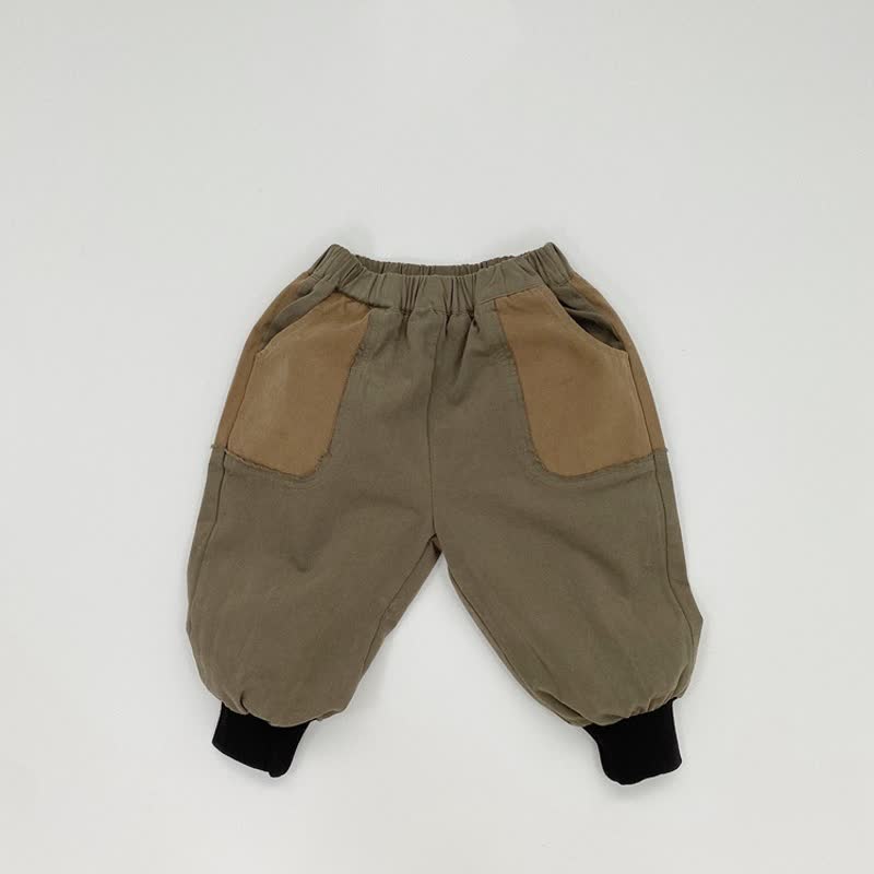 Pantaloni versatili ampi per neonati e bambini piccoli - Contrasto verde militare - 6-7T - image 10