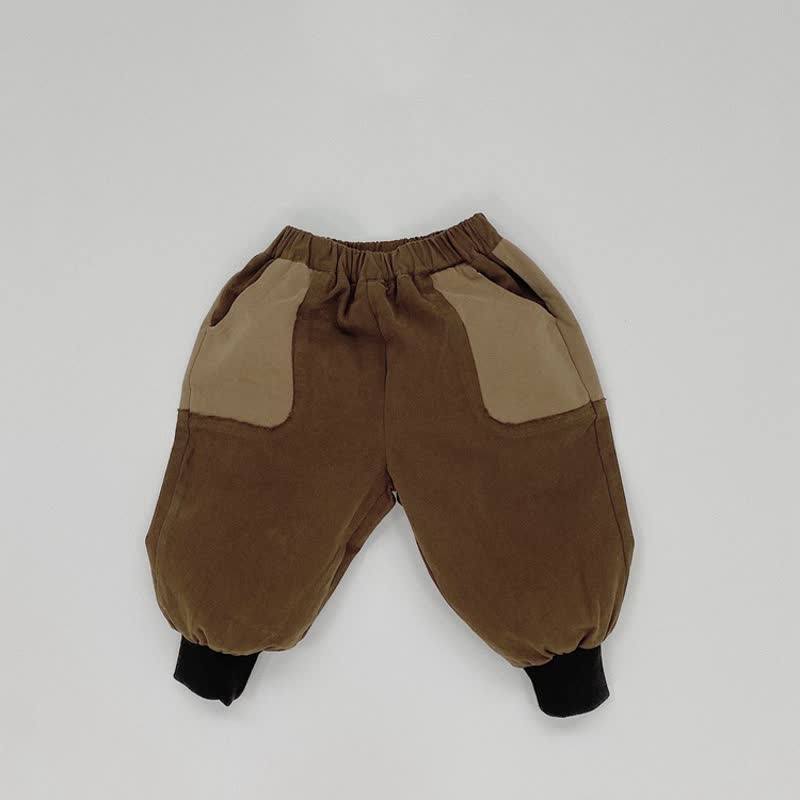 Pantaloni versatili ampi per neonati e bambini piccoli - Contrasto di caffè - 6-7T - image 11