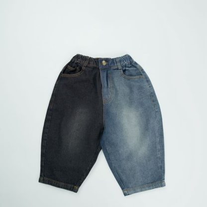 Pantaloni versatili ampi per neonati e bambini piccoli - Nero e Blu - 6-7T - image 12