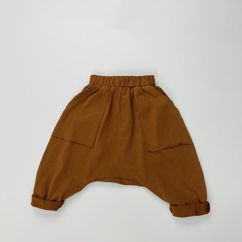 Pantaloni versatili ampi per neonati e bambini piccoli - Coffee Pocket - 6-7T - image 15