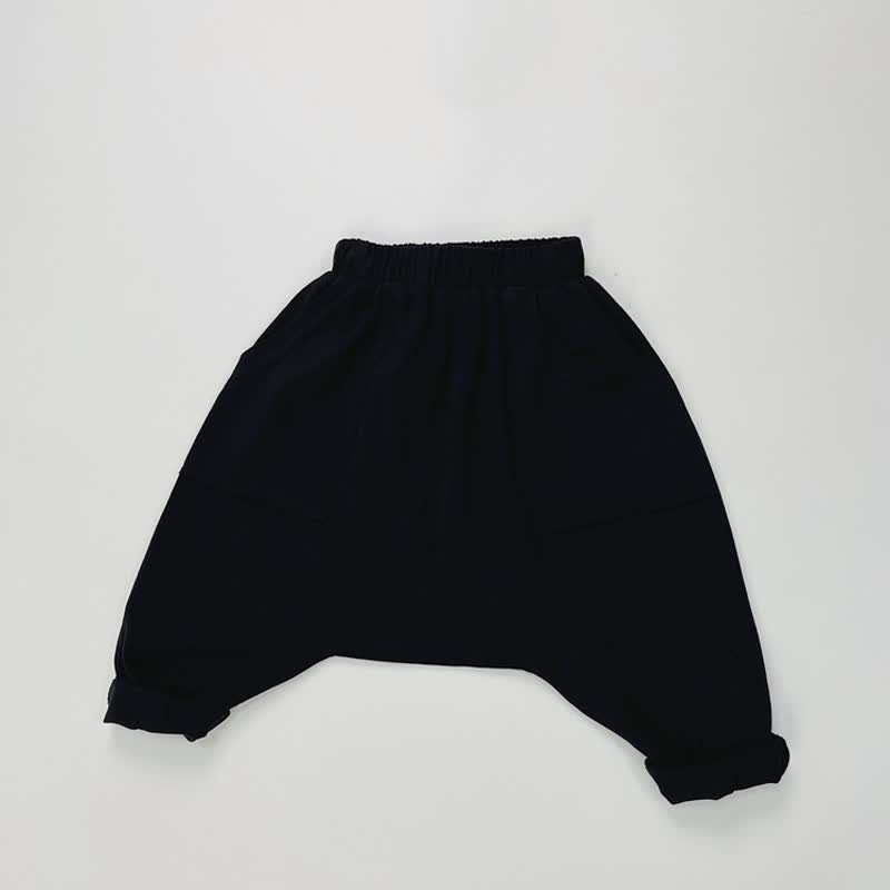 Pantaloni versatili ampi per neonati e bambini piccoli - Black Pocket - 6-7T - image 16