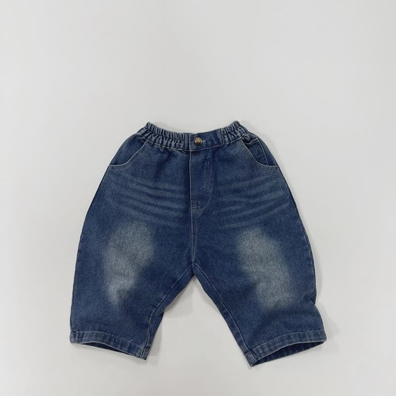 Pantaloni versatili ampi per neonati e bambini piccoli - Denim blu - 6-7T - image 17