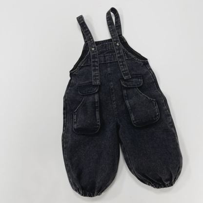 Pantaloni versatili ampi per neonati e bambini piccoli - Tuta nera - 6-7T - image 18
