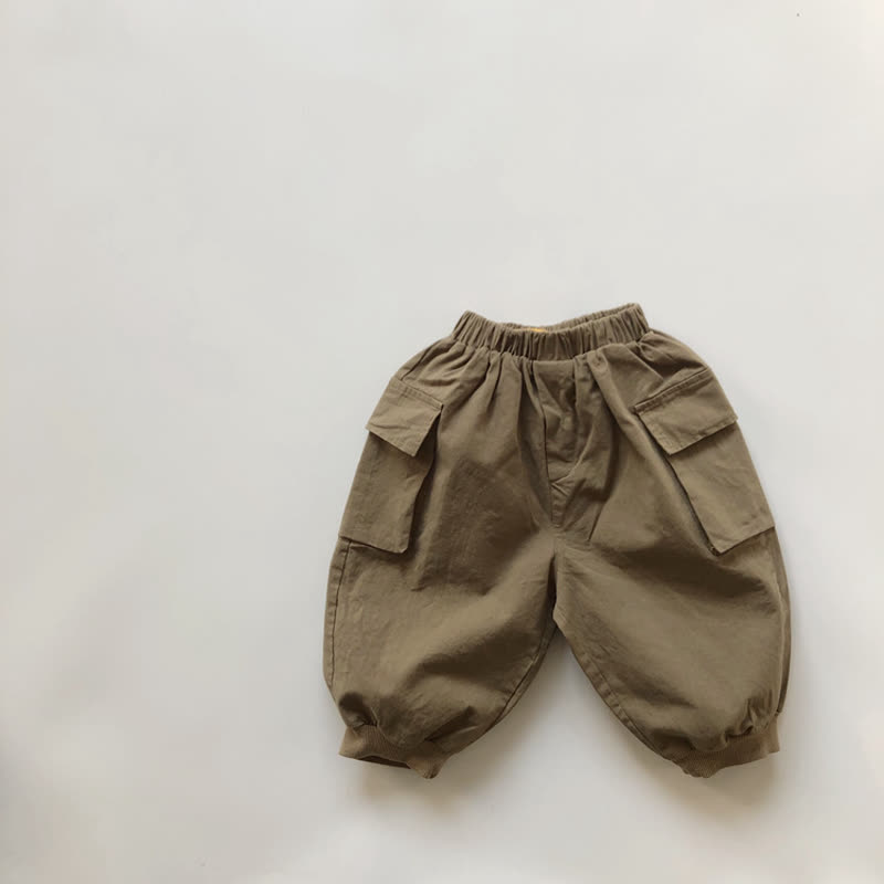 Pantaloni versatili ampi per neonati e bambini piccoli - Grigio Verde - 6-7T - image 20