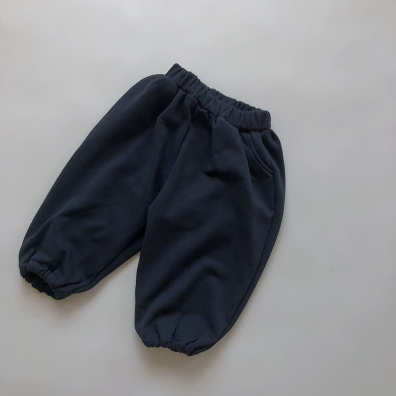 Pantaloni versatili ampi per neonati e bambini piccoli - Blu navy - 6-7T - image 22