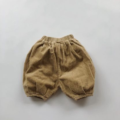 Pantaloni versatili ampi per neonati e bambini piccoli - Velluto a coste beige - 6-7T - image 26