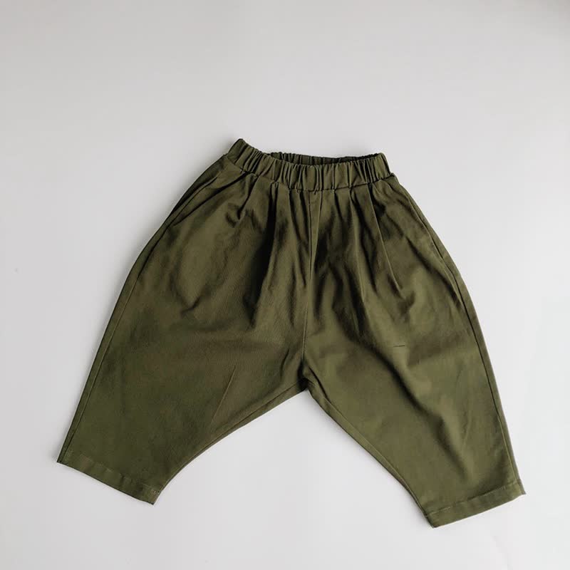 Pantaloni versatili ampi per neonati e bambini piccoli - vestibilità ampia verde militare - 6-7T - image 30