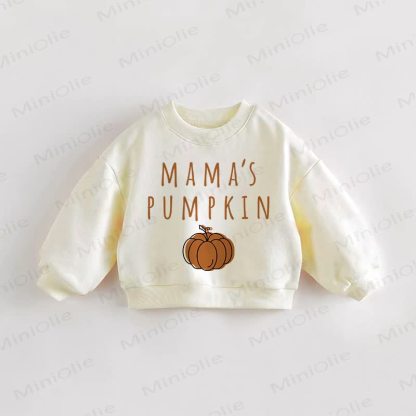 MAMA'S PUMPKIN Baby Toddler Cream Sweatshirt - Cream - 3-5T - image 1