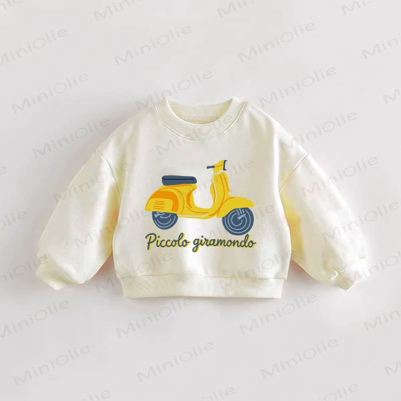 PICCOLO GIRAMONDO Felpa Crema per Neonato - Crema - 3-5T - image 1