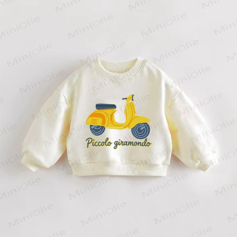 PICCOLO GIRAMONDO Felpa Crema per Neonato - Crema - 3-5T - image 1