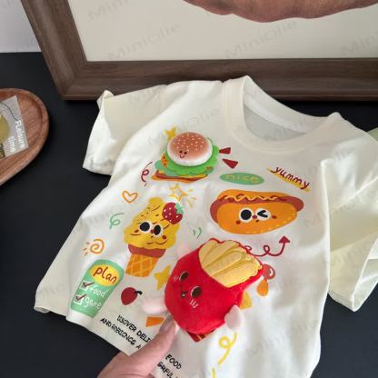 Maglietta per bambini con stampa di cibo delizioso - image 9
