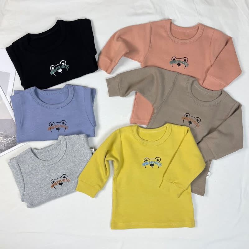 Set pigiama 2 pezzi AMBIEUOCS con top e pantaloni con stampa orsetto - image 7