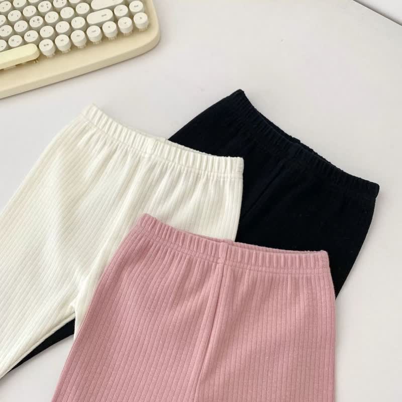 Completo da casa per bambina composto da top a maniche lunghe a coste con fiocco e pantaloni. - image 9