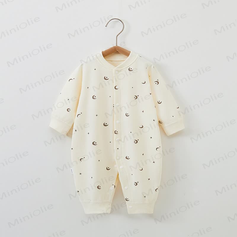 Tutina per neonati con stampa a cartoni animati e chiusura a bottoni automatici. - Luna Beige - 18-24 mesi - image 10