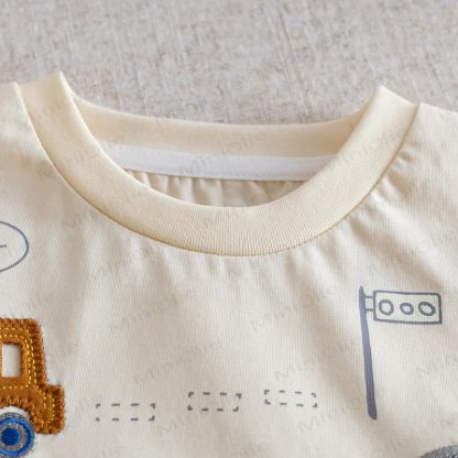 Maglietta per bambini con stampa di un'auto dei cartoni animati BEEEEP - image 7