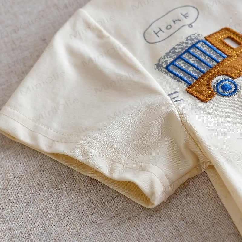 Maglietta per bambini con stampa di un'auto dei cartoni animati BEEEEP - image 10