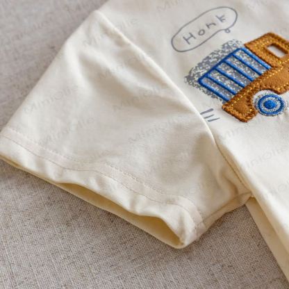 Maglietta per bambini con stampa di un'auto dei cartoni animati BEEEEP - image 10