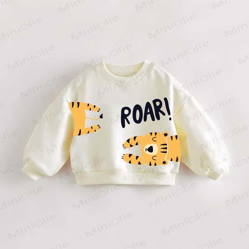 RUGGIRE! Felpa color crema per neonati e bambini - Crema - 3-5T - image 1