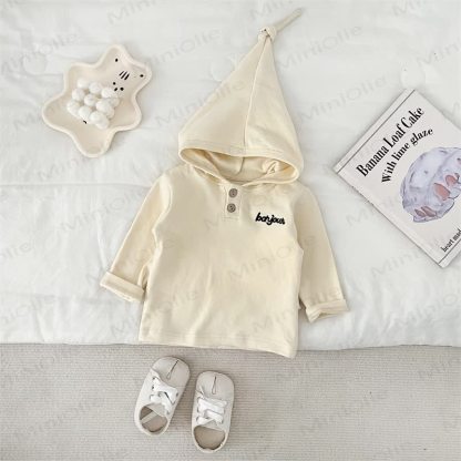 T-shirt a maniche lunghe a righe per neonati BANJOUR - Beige - 2-3T - image 7