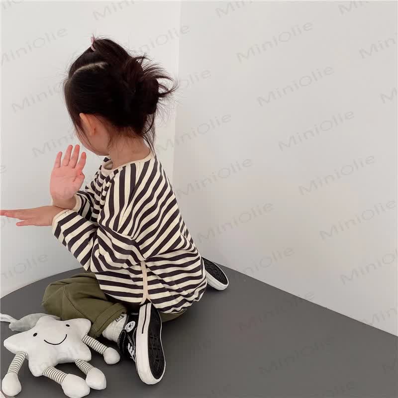 Maglietta a righe per neonati e bambini piccoli - image 7