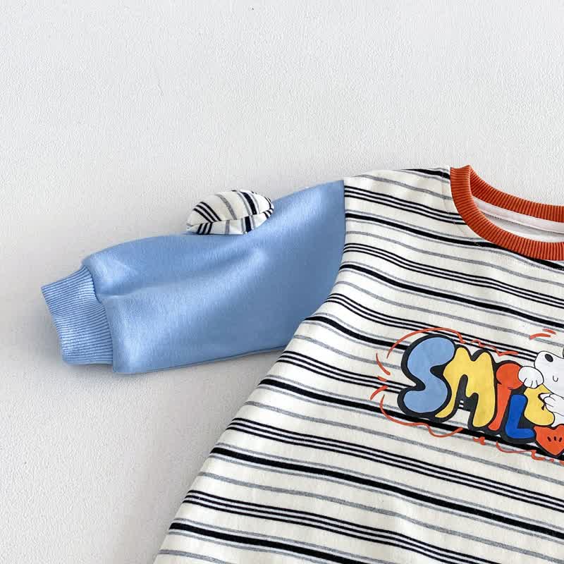SMILE Colorblock Stripe Baby Romper/Set - image 13
