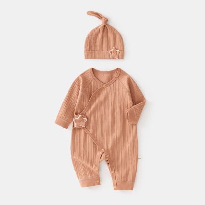 Tutina avvolgente Baby Star con cappellino - Arancia - 3-6 mesi - image 2