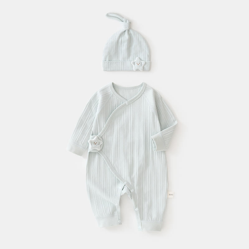 Tutina avvolgente Baby Star con cappellino - Blu - 3-6 mesi - image 3