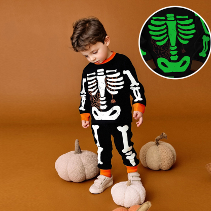 Set da salotto per bambini con scheletro fosforescente - image 1