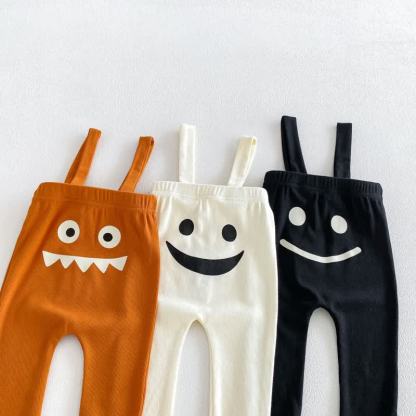 Tutina a coste tinta unita per neonati o salopette a tema Halloween con cappello - image 8